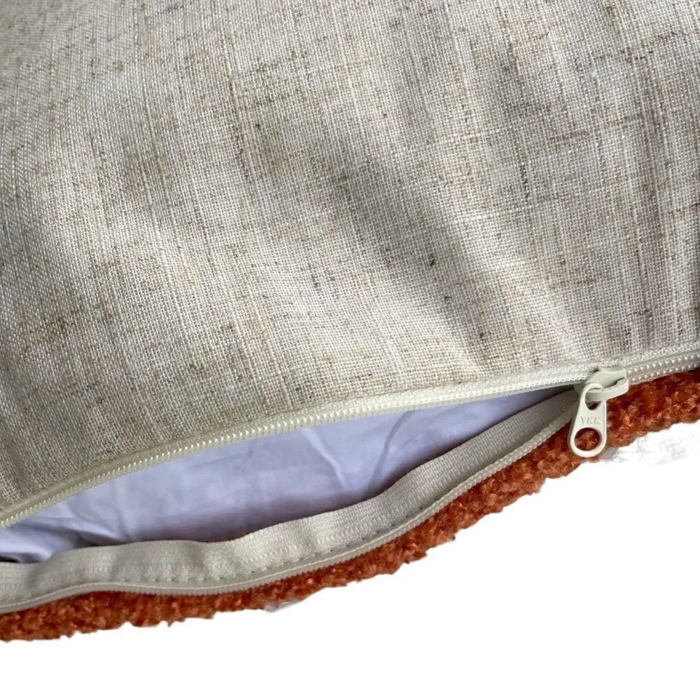 Secret Celebrity | Natural Autumn Pumpkin Throw Pillow NWT